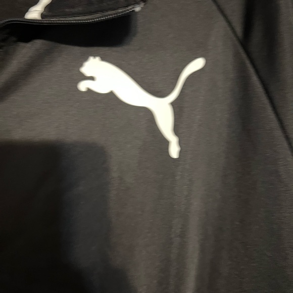 3/$15 BUNDLE - Men’s 4xlt Puma Black and White Zip-Up Jacket - Picture 3 of 6